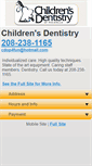 Mobile Screenshot of pocatellochildrensdentistry.com